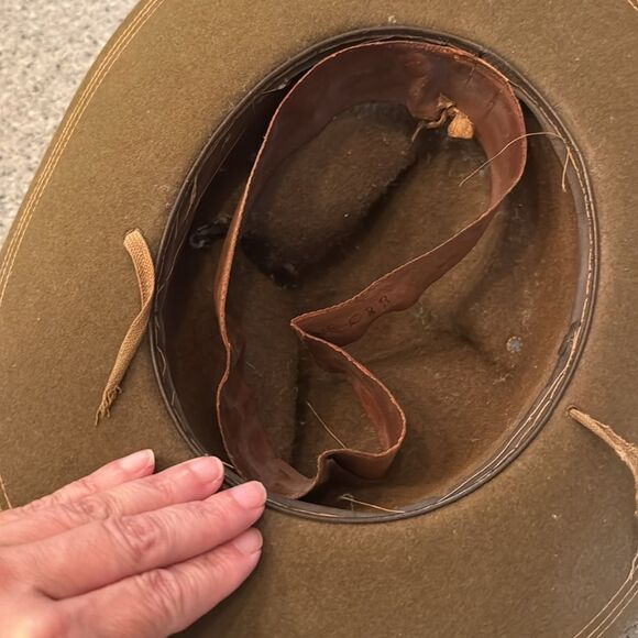 SIGMUND EISNER CO. Vintage 1920s-1940s Boy Scouts Of America Campaign Hat - Picture 5 of 12